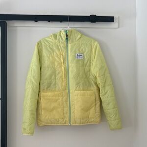 Cotopaxi Light Yellow Puffer Jacket